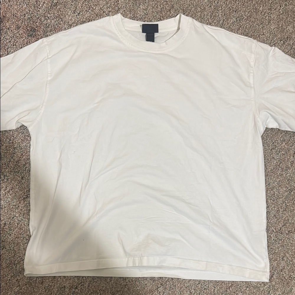 H&M White Short Sleeve Tee